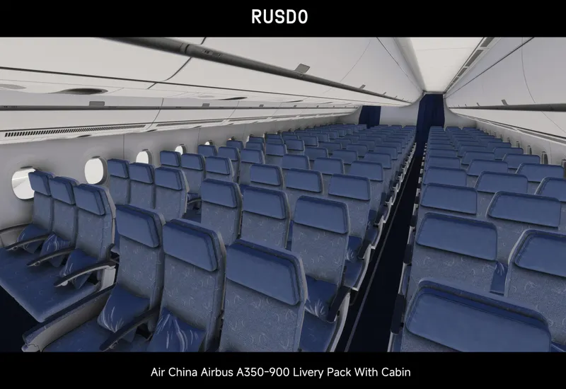 【2020/2024（含客舱）】中国国际航空公司A350-900标准涂装机...-9481 