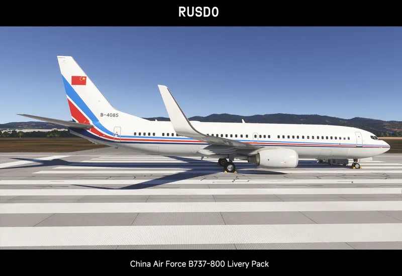 【PMDG/MSFS2024】中国空军 B737-800 全机队涂装包-7269 