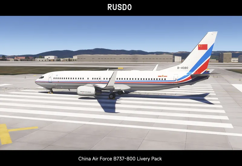 【PMDG/MSFS2024】中国空军 B737-800 全机队涂装包-4803 