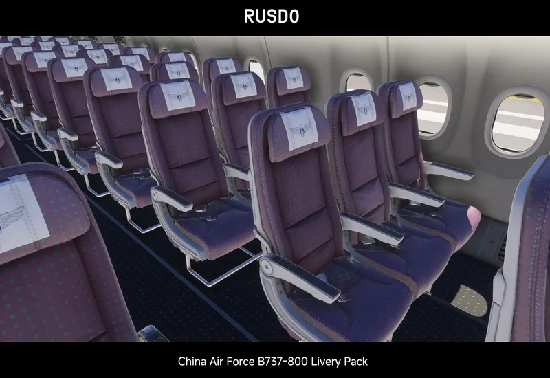 【PMDG/MSFS2024】中国空军 B737-800 全机队涂装包-7891 
