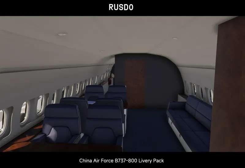 【PMDG/MSFS2024】中国空军 B737-800 全机队涂装包-3800 