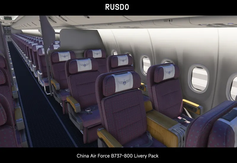 【PMDG/MSFS2024】中国空军 B737-800 全机队涂装包-3636 