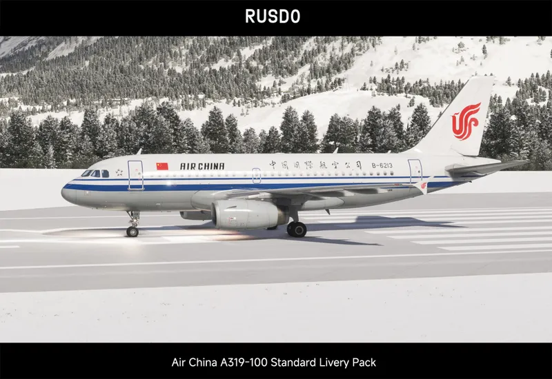 【Fenix/2020+2024】中国国际航空A319-100 标准涂装 全机队涂装包-5239 