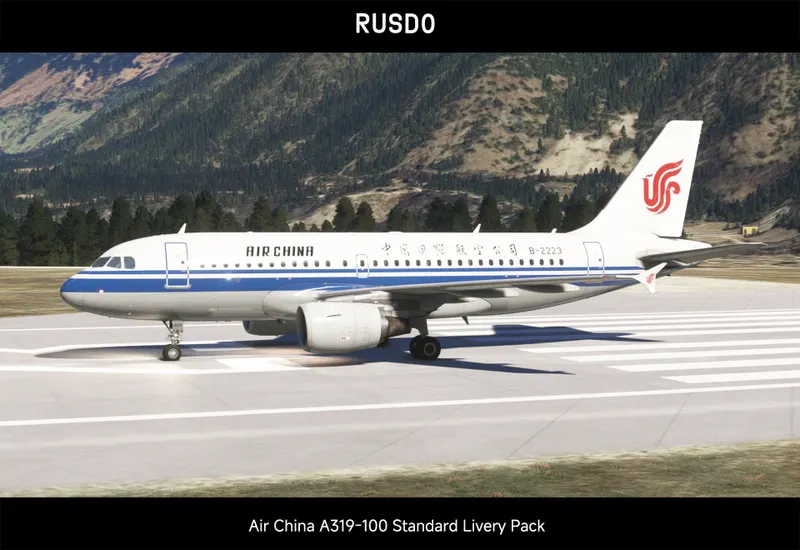 【Fenix/2020+2024】中国国际航空A319-100 标准涂装 全机队涂装包-4973 