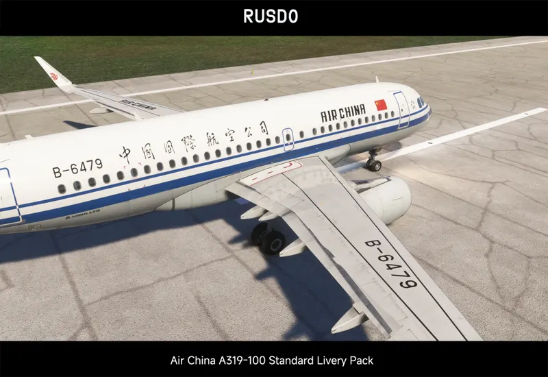 【Fenix/2020+2024】中国国际航空A319-100 标准涂装 全机队涂装包-5550 
