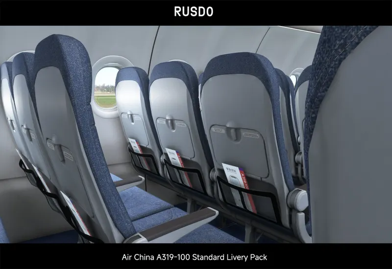 【Fenix/2020+2024】中国国际航空A319-100 标准涂装 全机队涂装包-2091 