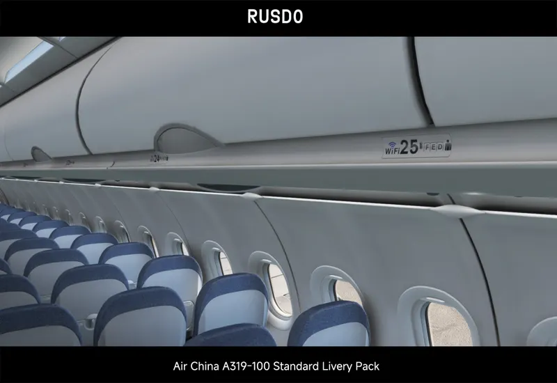 【Fenix/2020+2024】中国国际航空A319-100 标准涂装 全机队涂装包-8975 