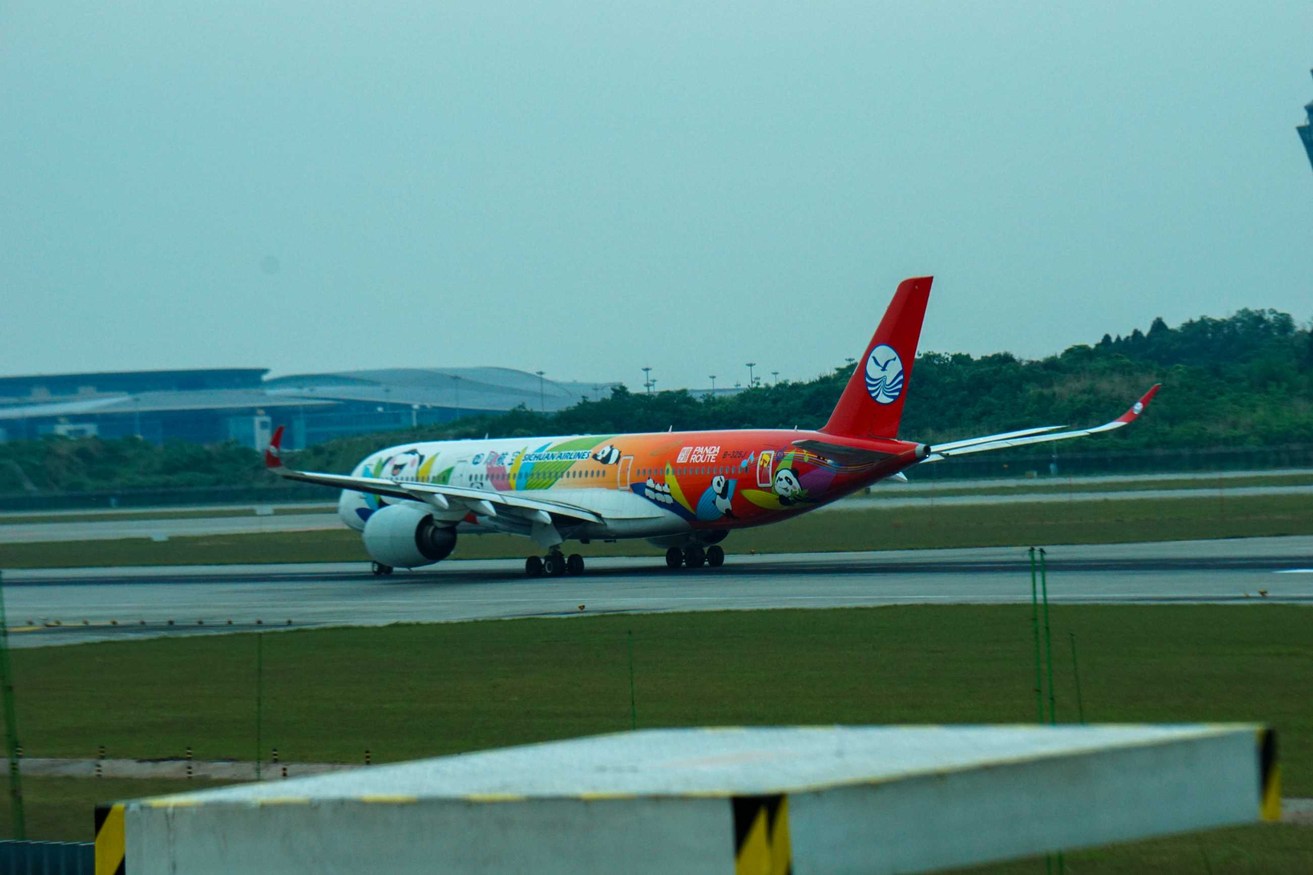 天府拍机四川航空359-6337 