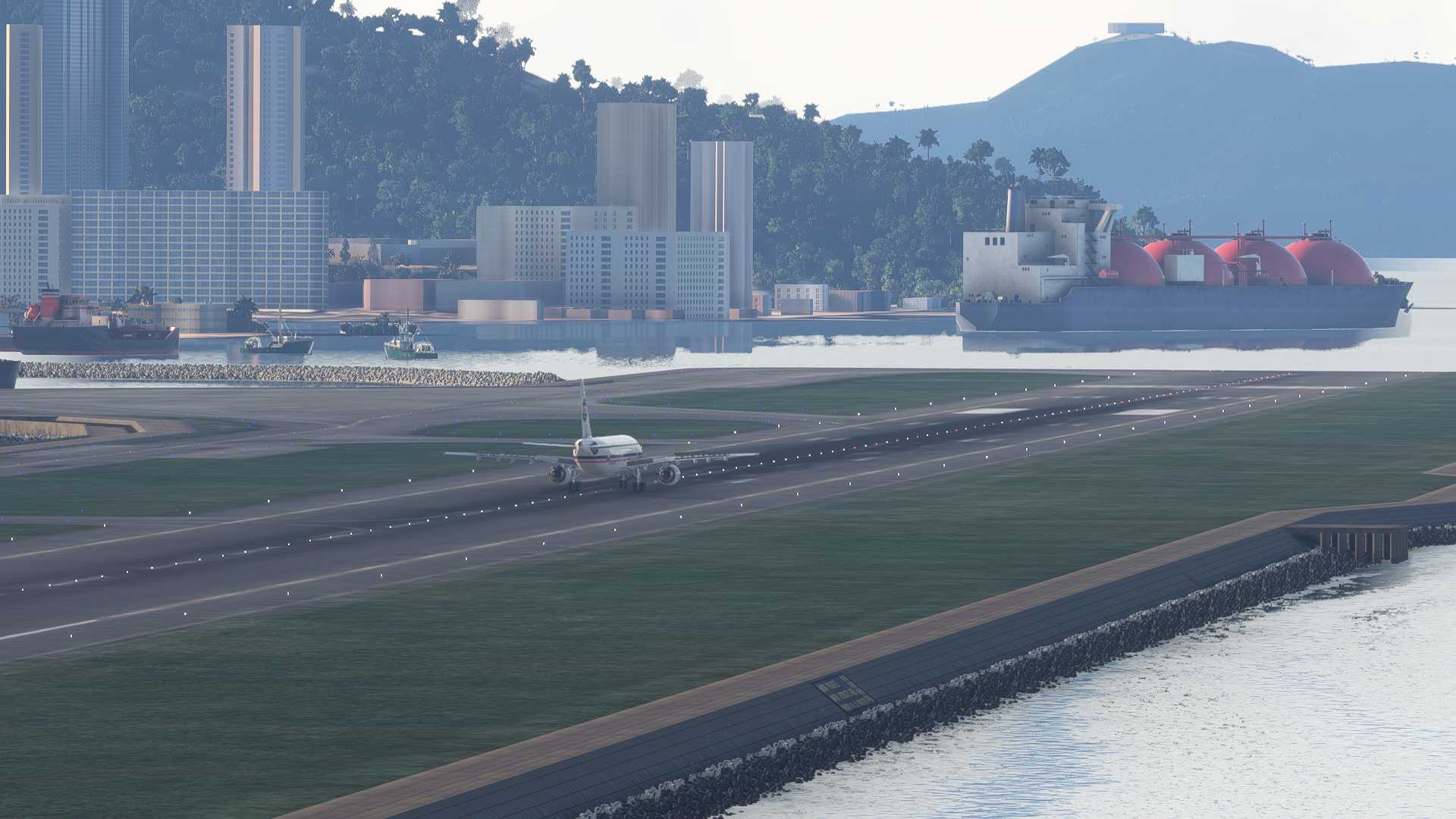 绝版图片：香港启德&amp;中国西北航空&amp;空客A300-600R-8921 