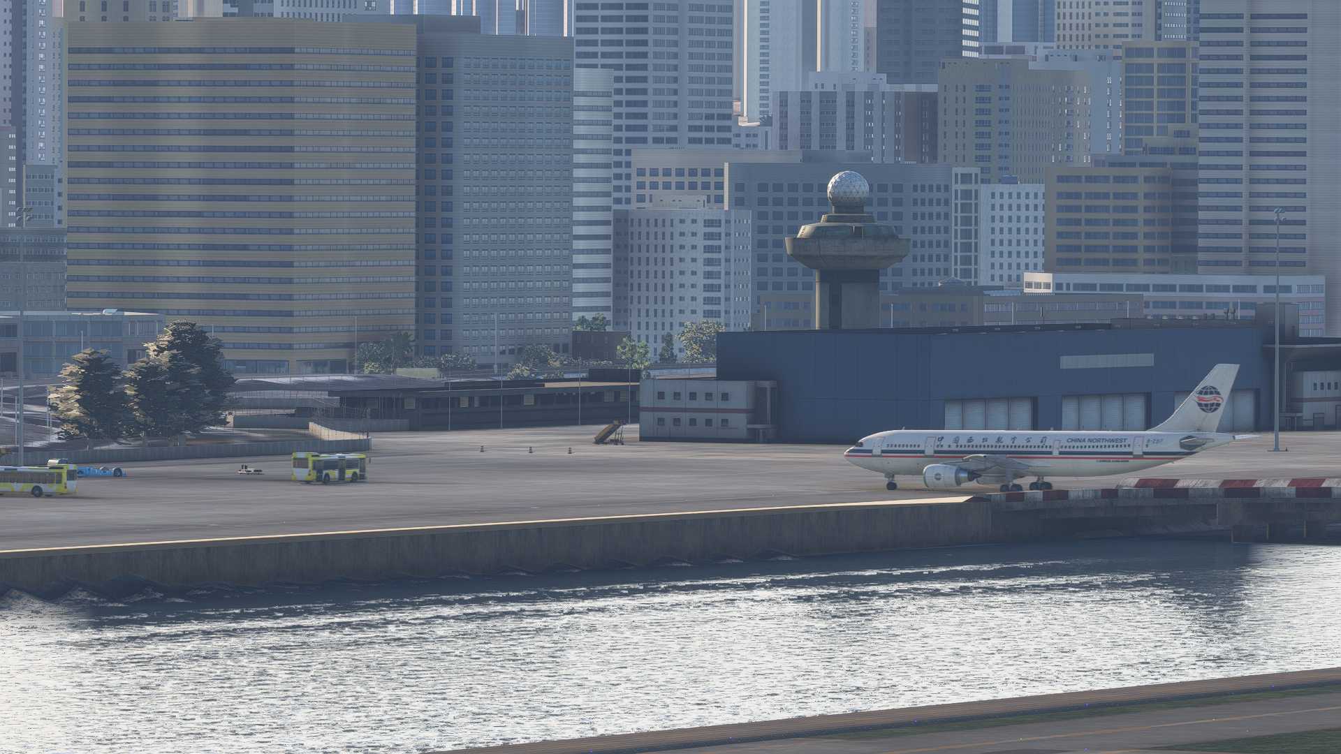 绝版图片：香港启德&amp;中国西北航空&amp;空客A300-600R-1072 