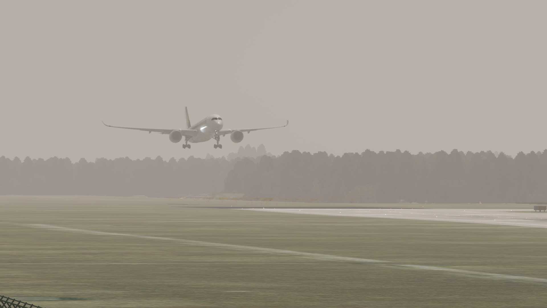 新加坡航空A350-900着陆ZUTF-6346 
