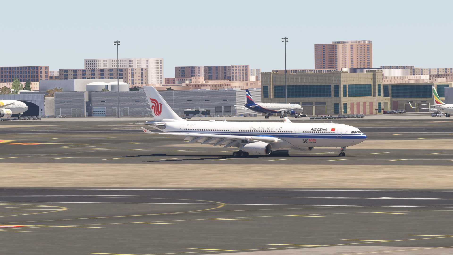 国航330落地迪拜-7238 