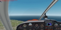 A2A cherokee 180 VFR法属留尼汪岛，巨大火山口