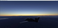 冰岛上空的vision jet