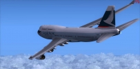国泰航空飞行中