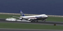 日本空運 B748 貨機在VHHH