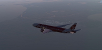 XP11美图- FF777南航降落和亚航傍晚降落新加坡WSSS