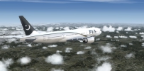 PK 852 inbound beijing from Lahore Pakistan and after land in beijing