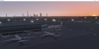 傍晚迪拜【xplane11】