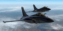 X-plane 11 法国阵风双机编队