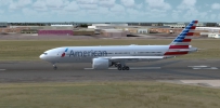 P3D V4 77L American Airlines CYUL-KSFO