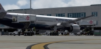 中华航空波音777 台北桃园机场直飞厦门高崎机场 P3D延时记...