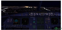 【A320首次夜航】