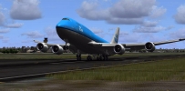 KLM 747-8i起飞