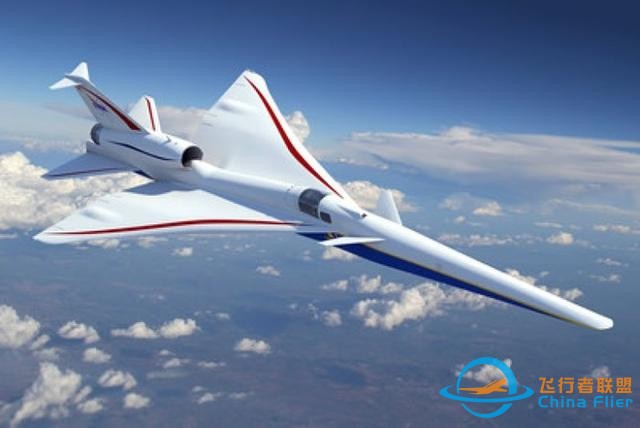 美国NASA跟洛克希德马丁公司将合作研发超音速飞机“X-plane”-500
