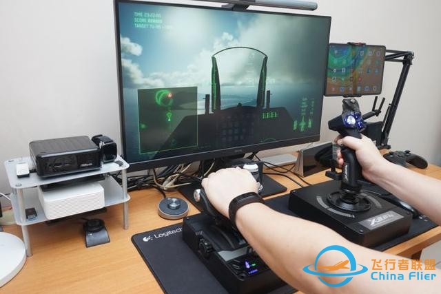 对于飞行它是认真的：罗技 X56 HOTAS仿真飞行摇杆-139