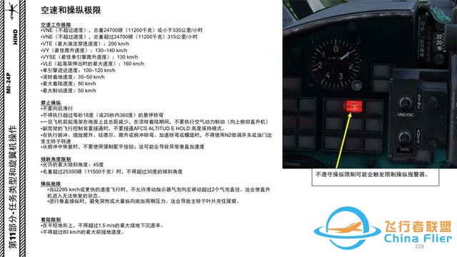 模拟飞行 DCS Mi-24P直升机 中文指南 11.1空速和操纵极限-9380 模拟飞行 DCS Mi-24P直升机 中文指南 11.1空速和操纵极限-9380