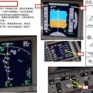 P3D PMDG 波音777客机 中文指南 8.3下降步骤