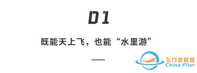 国内首创两栖无人机！上天入水一秒切换，还有神奇「仿生」配件-2593