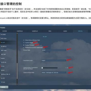 模拟飞行 DCS Mi-24P直升机 中文指南 2.3接口管理的控制