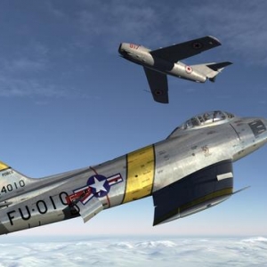 DCS World:F-86F(佩刀)战斗机精美图集