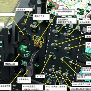 模拟飞行 DCS A-10C Warthog疣猪 中文指南 3.4左面板