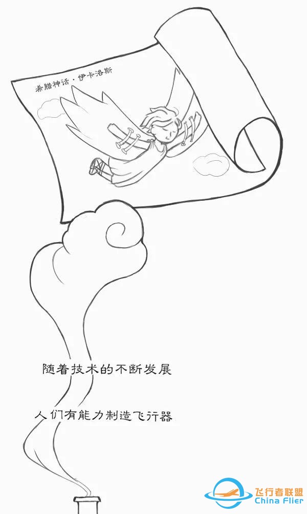 用漫画讲航空，那些年我们一起学习鸟类飞行的日子……-1716