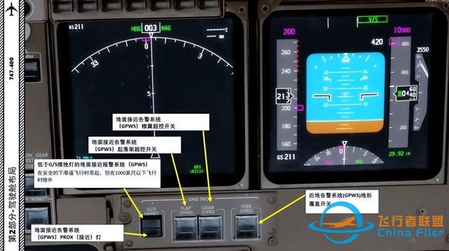 P3D PMDG 波音747 中文指南 2.6导航面板-9057