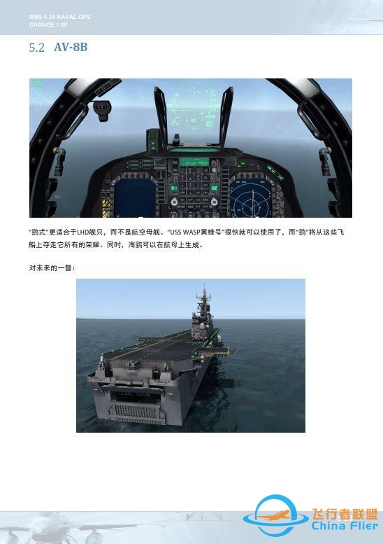 模拟飞行 BMS 中文手册 海上行动 5.2自动油门-9517