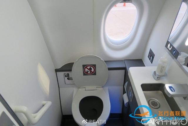 带窗户的卫生间？体验达美航空A220客机-8664