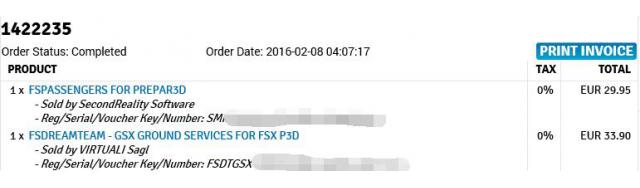 出售 ASN,GSX,（FSP P3D版 可单