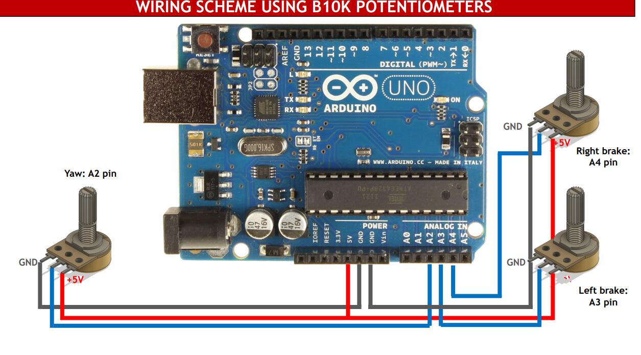 使用Arduino开发的3D打印DIY飞行模拟器脚舵(方向舵和刹车) - 飞行者联盟